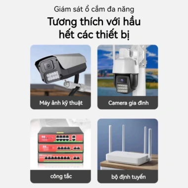 MONQIQI Bộ lưu điện UPS 12V cho Wifi Camera – chạy 6‑12h, nguồn wifi, giá 125k 8