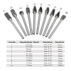 MONQIQI Đầu Mài Thép Vonfram 10 Cái - Bộ Mũi Khoan Cacbua, Bền, Sắc, Giá Ưu Đãi 170.000₫ 8