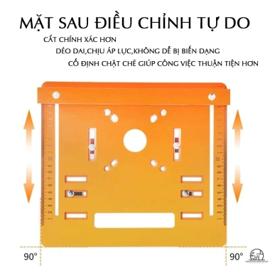 MONQIQI Đế Máy Cắt 90 độ 45 độ - Đế Máy Cưa Bàn Cầm Tay Bền, Giá Ưu Đãi 136.220₫