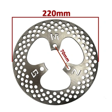 MONQIQI Đĩa phanh xốp 220mm cho xe điện – Không ốc vít, giá ưu đãi 130.000₫