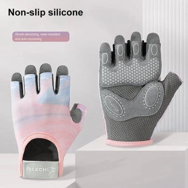 MONQIQI Găng tay tập thể dục không ngón đệm silicon chống trượt - Yoga, Golf, Đạp xe, Giá ưu đãi 111.132₫