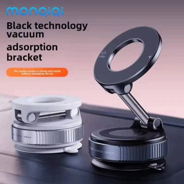 MONQIQI Giá đỡ điện thoại từ tính xoay 360° - Dễ gắn ô tô, hút chân không, 41.000₫
