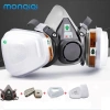 MONQIQI Khẩu trang phòng độc 6.200 - Chống phun sơn ngăn bụi mịn bảo vệ hóa chất