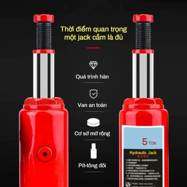MONQIQI Kích thủy lực ô tô 2-10 tấn - Công suất mạnh, giảm giá còn 215.000₫