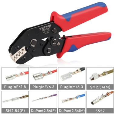 MONQIQI Kìm bấm cosine terminal SN-58B Dụng cụ bấm cách điện 23-16 AWG 0.25-1.5mm², giá 51.000₫