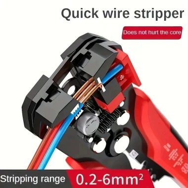 MONQIQI Kìm Tuốt Dây Đa Năng Nhật Bản Không Hư Lõi - Tự Động Cắt Cáp 0.2‑6mm 155k