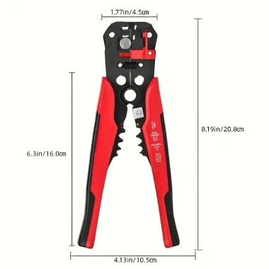 MONQIQI Kìm Tuốt Dây Đa Năng Nhật Bản Không Hư Lõi - Tự Động Cắt Cáp 0.2‑6mm 155k 8 MONQIQI Kìm Tuốt Dây Đa Năng Nhật Bản Không Hư Lõi - Tự Động Cắt Cáp 0.2‑6mm 155k 8