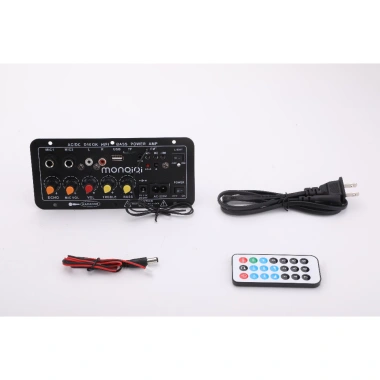 Monqiqi Mạch loa D10 Bluetooth 5.0 Karaoke 120W hỗ trợ 12V/24V/220V, giá chỉ 200.000₫ 3