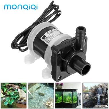 MONQIQI Máy bơm nước không chổi than DC 12-24V năng lượng mặt trời, chìm điện từ - 150.000đ