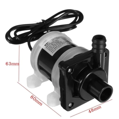 MONQIQI Máy bơm nước không chổi than DC 12-24V năng lượng mặt trời, chìm điện từ - 150.000đ