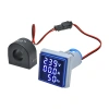 MONQIQI Máy đo vôn kế 3 trong 1 Màn hình LED 22mm AC 60-500V Giá 64.974 VND 6