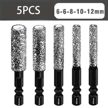 MONQIQI Mũi khoan kim cương lục giác - Mở lỗ gạch, kính, đá cẩm thạch, giá 88.886₫