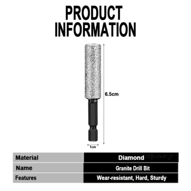 MONQIQI Mũi khoan kim cương lục giác - Mở lỗ gạch, kính, đá cẩm thạch, giá 88.886₫