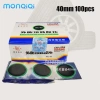 MONQIQI Túi 100 miếng vá tròn 40mm - Hộp vá săm dán nguội cho lốp cao su tự nhiên, giá ưu đãi 112.700₫