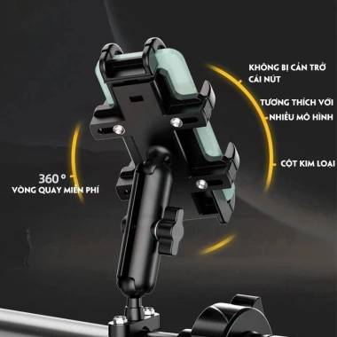 MONQIQI Xe máy điện gương chiếu hậu 4.7-7.1 inch, tích hợp điện thoại di động - 80.000đ 4