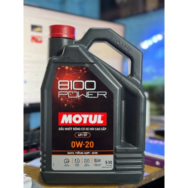 Motul 8.100 0W20 ester tổng hợp - Tiết kiệm nhiên liệu, bảo vệ động cơ, giá 1.6 triệu