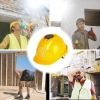 Mũ bảo hiểm an toàn năng lượng mặt trời Breeze - Quạt làm mát, thiết kế cứng chắc, giá ưu đãi 332.640 VND 2