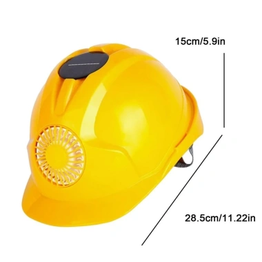 Mũ bảo hiểm an toàn năng lượng mặt trời Breeze - Quạt làm mát, thiết kế cứng chắc, giá ưu đãi 332.640 VND 5