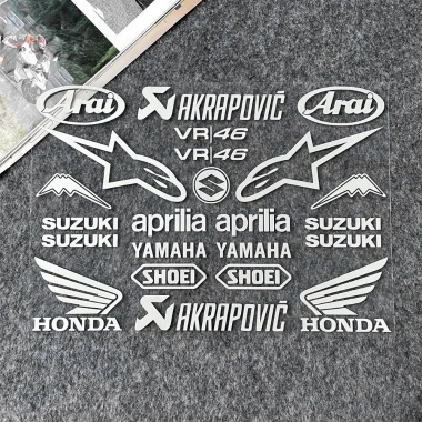 Mũ bảo hiểm dán đề can ống kính phản quang, chống thấm nước - Trang trí xe máy Honda Yamaha, giá chỉ 85.744₫
