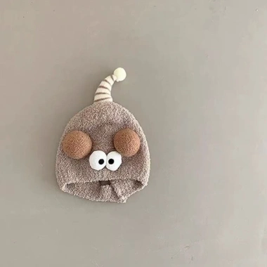 Mũ bảo vệ tai chui đầu chống gió mắt to, màu yêu thương cho bé - Giá 55.000₫ 2