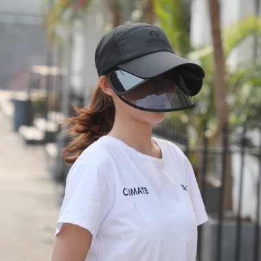 Mũ Chống Nắng Thoáng Khí Nam Nữ Gấp Gọn, Thích Hợp Câu Cá và Đạp Xe Giá Giảm