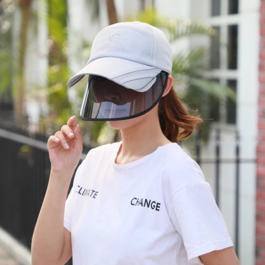 Mũ Chống Nắng Thoáng Khí Nam Nữ Gấp Gọn, Thích Hợp Câu Cá và Đạp Xe Giá Giảm