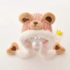 Mũ chui đầu chống gió ấm áp Beanie Capybara dệt kim sang trọng giảm giá 93k 5
