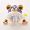 Mũ chui đầu chống gió ấm áp Beanie Capybara dệt kim sang trọng giảm giá 93k 7