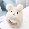 Mũ Dệt Kim Bò Gấu Dễ Thương cho Bé - Ấm Áp Thu Đông, Bảo Vệ Tai, Trẻ Tập Đi EMKK 6