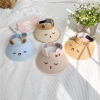 Mũ đi biển tai thỏ nón chóng nắng nửa đầu cho bé 2-9 tuổi phong cách Hàn Quốc 49.000₫