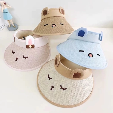 Mũ đi biển tai thỏ nón chóng nắng nửa đầu cho bé 2-9 tuổi phong cách Hàn Quốc 49.000₫ 2