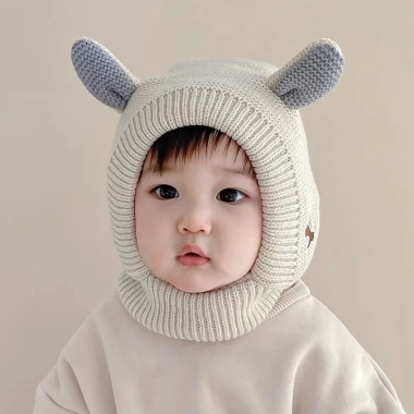 Mũ len gấu bịt tai cho bé – Đa màu, ấm áp mùa đông, phù hợp bé trai & bé gái, giảm còn 58.600₫