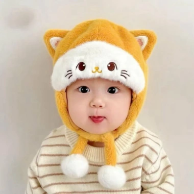 Mũ len hình động vật ngộ nghĩnh cho bé 5-24 tháng, dễ thương, 49,999₫ giảm giá