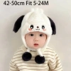 Mũ len hình động vật ngộ nghĩnh cho bé 5-24 tháng, dễ thương, 49,999₫ giảm giá 5