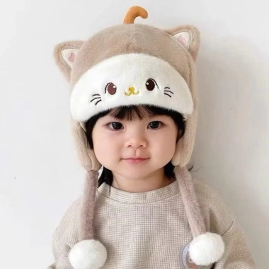 Mũ len hình động vật ngộ nghĩnh cho bé 5-24 tháng, dễ thương, 49,999₫ giảm giá