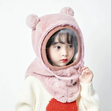 Mũ len lông cừu có kính chắn gió siêu ấm cho bé 1-10 tuổi - Giá ưu đãi 98.900đ