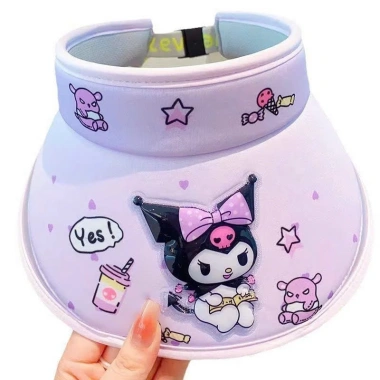 Mũ nửa đầu bé KUROMI vành rộng mùa hè, thiết kế đáng yêu 2-12 tháng, giảm còn 65.000đ 10 Mũ nửa đầu bé KUROMI vành rộng mùa hè, thiết kế đáng yêu 2-12 tháng, giảm còn 65.000đ 10