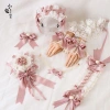 Mũ Phẳng Lolita Nhật Bản Thanh Lịch - Ren, Băng Đô, Hoa Cưới, Nơ - Giá 241.379 VND 2