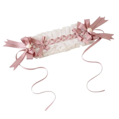 Mũ Phẳng Lolita Nhật Bản Thanh Lịch - Ren, Băng Đô, Hoa Cưới, Nơ - Giá 241.379 VND