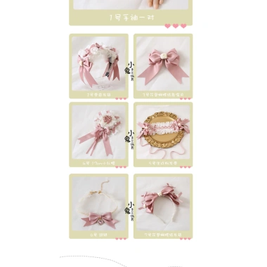 Mũ Phẳng Lolita Nhật Bản Thanh Lịch - Ren, Băng Đô, Hoa Cưới, Nơ - Giá 241.379 VND 8 Mũ Phẳng Lolita Nhật Bản Thanh Lịch - Ren, Băng Đô, Hoa Cưới, Nơ - Giá 241.379 VND 8