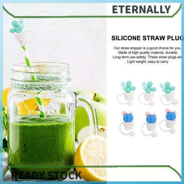 Mũ Rơm Bảo Vệ Ống Hút Silicon Tái Sử Dụng – Trang Trí Tiệc Phong Cách B, Giá 89.100₫ 4
