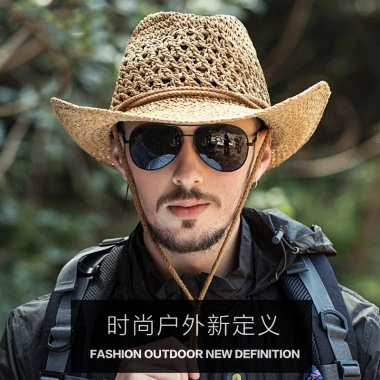 Mũ Rơm Bò Mặt Trời Nam 3JAW 3.5 - Vành Lớn Chống Nắng, Đi Chơi, Câu Cá Mùa Hè