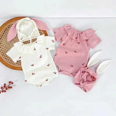 Mũ Tai Thỏ 2 Màu Xinh Xắn cho Bé Sơ Sinh 0-12 Tháng - Giá Ưu Đãi 15.000 VND