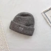 Mũ thêu trái tim dệt kim bé gái, len màu trơn, móc bonnet, giảm còn 56.900₫ 8