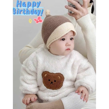 Mũ Trẻ Em Dệt Kim Ngắn – Mũ len thời trang Hàn Quốc cho bé 6‑24 tháng, chỉ 44.500₫ 2 Mũ Trẻ Em Dệt Kim Ngắn – Mũ len thời trang Hàn Quốc cho bé 6‑24 tháng, chỉ 44.500₫ 2