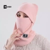 Mũ trượt tuyết balaclava lông cừu ấm áp - Khăn giữ nhiệt tiện lợi cho nam nữ 4