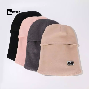 Mũ trượt tuyết balaclava lông cừu ấm áp - Khăn giữ nhiệt tiện lợi cho nam nữ