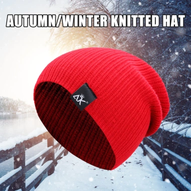 Mũ trượt tuyết beanie dệt kim mềm mại, chống gió, giữ ấm – chỉ 55.944₫