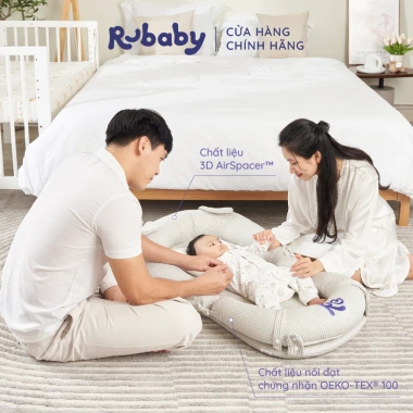 Mua 1 Tặng 1 Nôi Di Động Rubaby - Gấp Gọn, Êm Ái, Bảo Vệ Khung Xương Bé - 2.07 Triệu