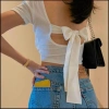 Mua 2 áo tặng dây chuyền – Áo Croptop cổ vuông 2 khoen lưng mút ngực 94.050₫ 7